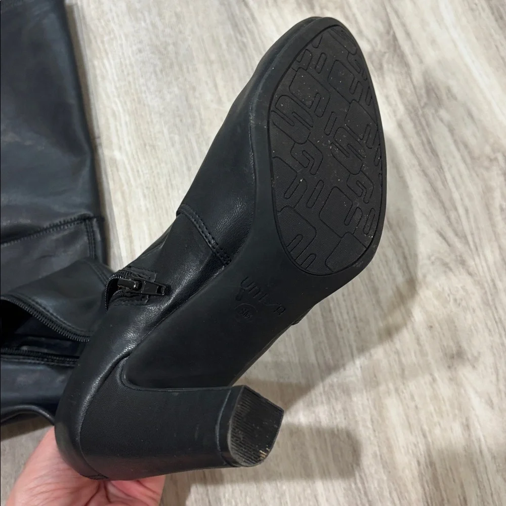 Unisa Black Over-the-Knee Boots 8